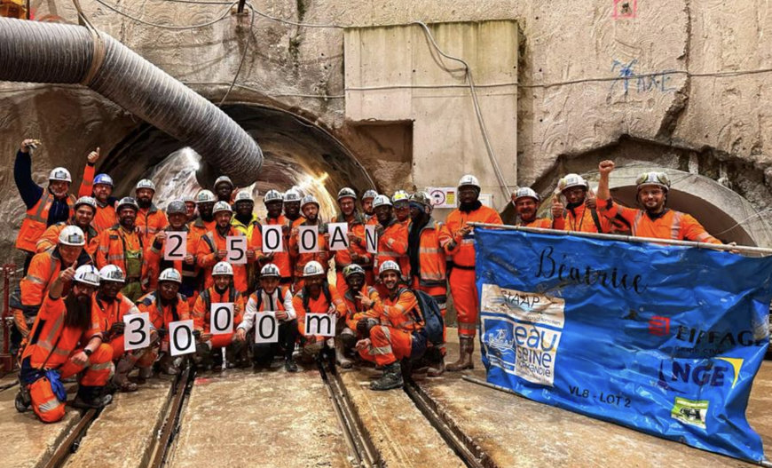 Eiffage Génie Civil a creusé les 3 premiers kilomètres de tunnel du lot 2 de VL8
